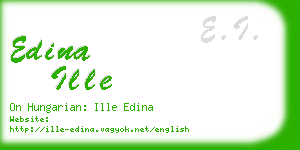 edina ille business card